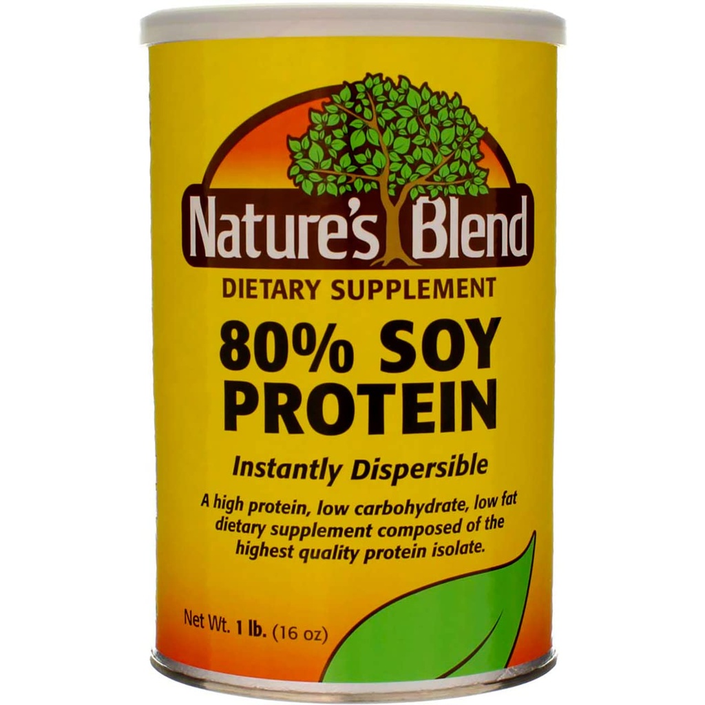 Κόνις πρωτεΐνης 80% απομόνωση σόγιας 1 lb Pwdr