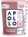 Unico Apollo Molten Çikolata Protein Tozu - 20g 100% Grass-Fed Whey proteini, Egg Albümen ve Casein | Non-Bloating | Low-Carb ve Low-Fat | 16 Hizmet | Non-Chalky Texture | Best-Taste