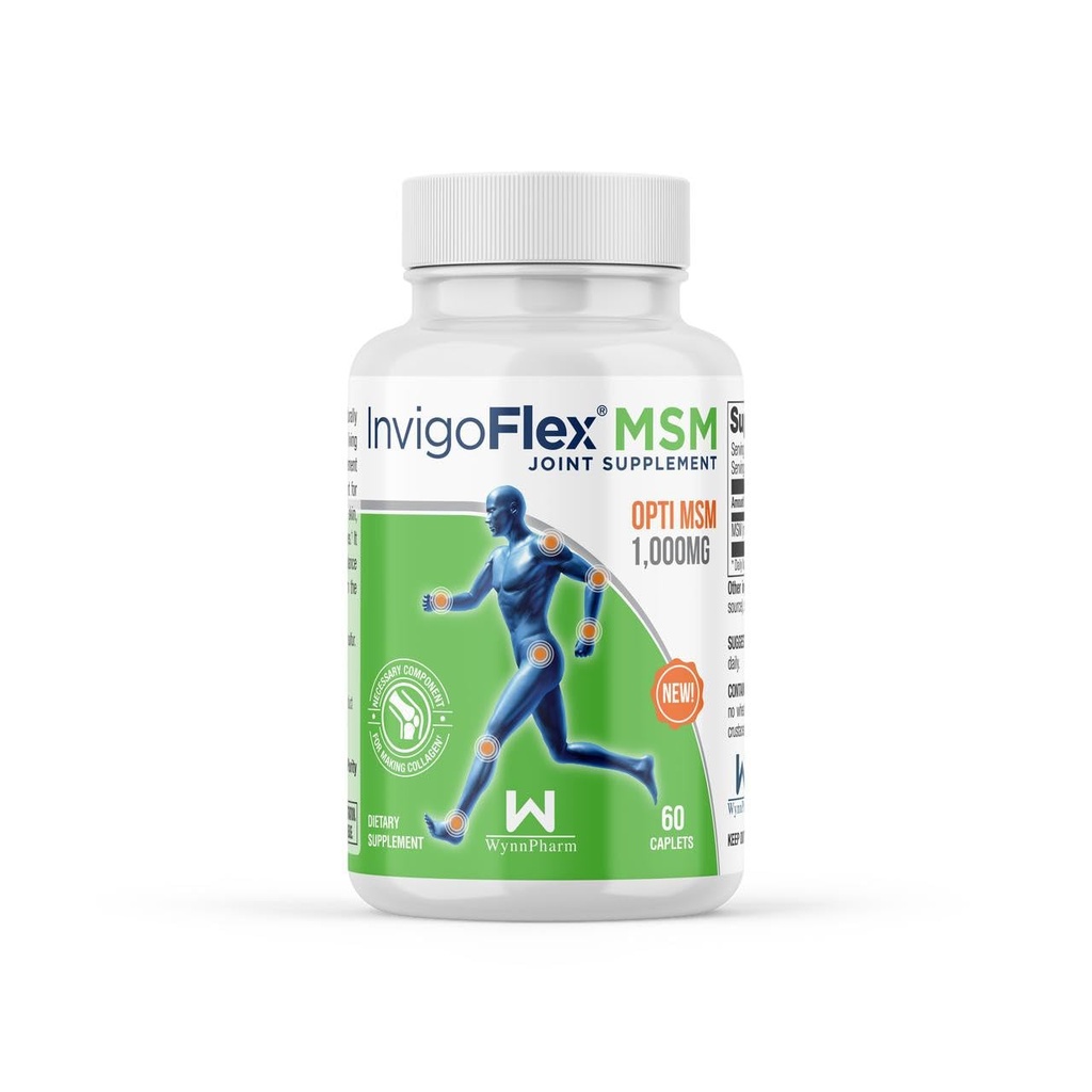 INVIGOFLEX MSM - Metilsulfonylmethane (MSM) (60 caplets)