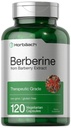 Horbaach Berberine HCL Supplement | 500 mg | 120 Capsules | Barberry Extract | Tedavi Grade | Vegetarian, Non-GMO, Gluten Free Free