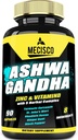 8in1 Men & Women 3 Ay Supply için organik Ashwagandha Supplements - 5640 mg ile çinko, VitaminD, Turmeric, St John's Wort, Rhodiola Rosea, & More - Support Body, Immune, Mood & Strength - 90 Counts