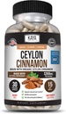 Kaya Naturals Ceylon Cinnamon Supplement | hizmet başına 1200 mg, Vegan - Non-GMO & Gluten Free - 30 Capsules