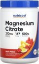 Nutricost Μαγνήσιο Κιτρικό Σκόνη (Fruit Punch, 500 Gram)