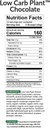 BioTrust Low Carb Plant, Delicious, Creamy, 20 Grams of Clean, Complete, Plant-based Protein, 5 Grams Fiber, 15 Superfoods, Digestive Enzymes, Vegan, Dairy-Free - 14 Μερίδες (Chocolate)