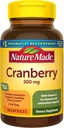 Nature Made Cranberry Supplement 500mg με βιταμίνη C για την υποστήριξη του ανοσοποιητικού και του αντιοξειδωτικού, Cranberry Blend για την υγεία των ουροφόρων οδών, μία ανά ημέρα, 60 κάψουλες