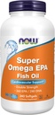 NOW Συμπληρώματα τροφίμων, Super Omega EPA, 360 EPA / 240 DHA, Μοριακά Αποσταγμένο, Καρδιαγγειακή Υποστήριξη*, 240 Softgels