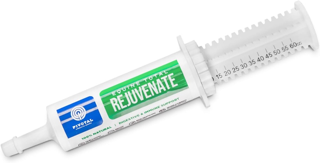 Equine Total Rejuvenate Equine Oral Paste (60g Oral Magnete, 1) Digestive and Immune Support for Horses - At Supplements for Digestion- Absorbs and Eliminates Pathojenik Bakteriler