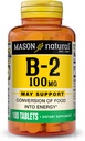 MASON NATURAL VITAMIN B-2 100 mg 100 TABS