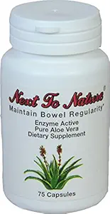 Doğa Capsules'e Sonraki: Herbal Aid to Regularity, Pure Aloe Vera Diyetary Supplement, 75 Capsules