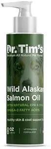 Dr. Tim's Wild Alaskan Salmon Oil, 8 oz Şişe, Yeşil (WASO8OZ)