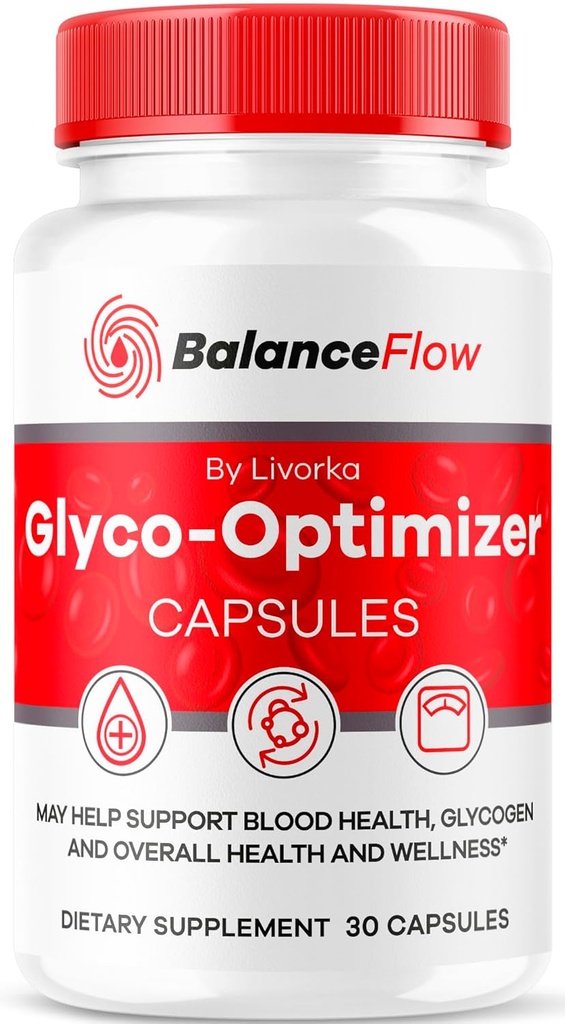 Akış Glyco Optimizer, Balance Flow, Balance Flow Glycol Optimizer Supplement, BalanceFlow Support Capsules, Balance Flow Blood Support Advanced Formula, 30 Capsules for 1 Moon