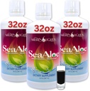 Doğanın sıvıları Aloe Vera Juice Oceanic Elixir - Tiroid, Digestion ve Immune Support, 32oz (Pack of 3)