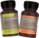 Co-Enzyme Q10 Crystal-Free (120 softgels) ve Endur-Acin Niacin