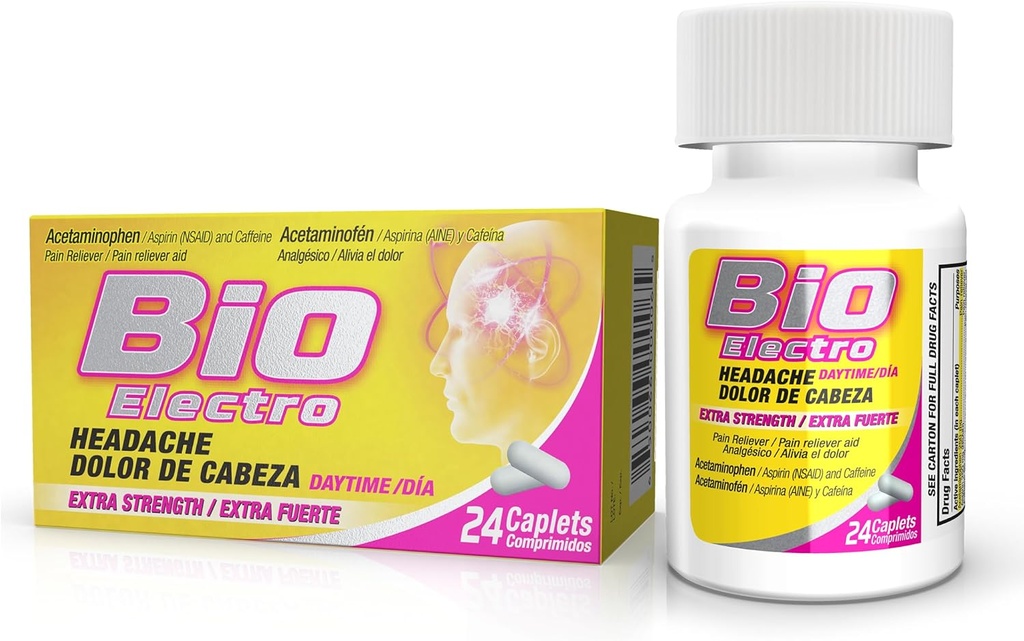 Ekstra Kuvvet Ağrısı ve Baş Ağrısı Ölçüm Tabletleri, 24 Kont