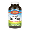 Carlson - Chelated Cal-Mag, 2:1 - Magnezyum Oran, Bone Support, Muscle Function & Energy Production, 180 Tablets