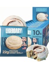 Efsanevi Gıdalar 22g Protein Cinnamon Roll - Premium High Protien Bars, Low Carb Meal Emekli Snack, Low Glycemic Index, Gluten Free Snacks - Sweet Zero Sugar, Keto and Diabetic Friendly 10Pack