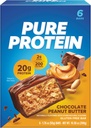Saf Protein Barlar, Yüksek Protein, Enerjiyi Desteklemek için Nutritious Snacks, Low Sugar, Gluten Free, Chocolate Peanut Butter, 1.76 Oz ( Borc)
