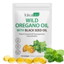 Black Seed Oil, Organik Oregano Oil Softgels,Oregano Oil Capsules Organik,Non-GMO, Gluten Free,120