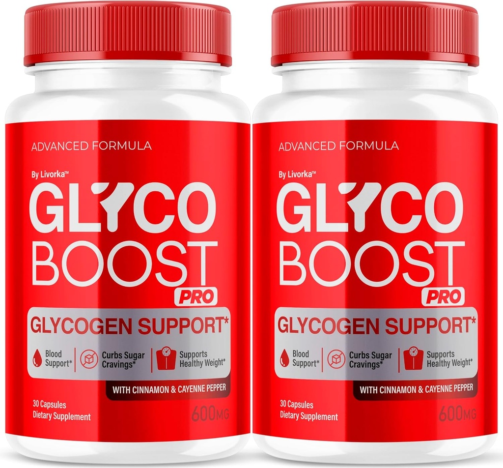 (2 Pack) Glyco Boost Pro Glyco Optimizer - Resmi GlycoBoost Pro Advanced Formula Blood Support Capsules, Glycoboost Pro Glycogen Supplement Pills En Güçlü Tüm Doğal Malzemeler, 2 Ay
