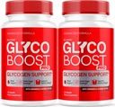 (2 Pack) Glyco Boost Pro Glyco Optimizer - Resmi GlycoBoost Pro Advanced Formula Blood Support Capsules, Glycoboost Pro Glycogen Supplement Pills En Güçlü Tüm Doğal Malzemeler, 2 Ay