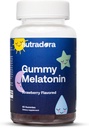 Μελατονίνη Παιδιά Gummies ύπνου - Όσπρια ύπνου για παιδιά και ενήλικες Βοήθεια για να ρυθμίσετε τον ύπνο, τον κύκλο αφύπνισης, την χαλάρωση, την ενίσχυση της αριστείας ύπνου, τη γεύση φράουλας, Made in USA, 60 Gummies