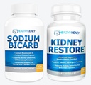 Kidney Restore & Sodyum Bicarb 2 Pack Kidney Temiz Doğal Supplement Sodyum Bikarbonat Buffer Asit Doğal Doğal