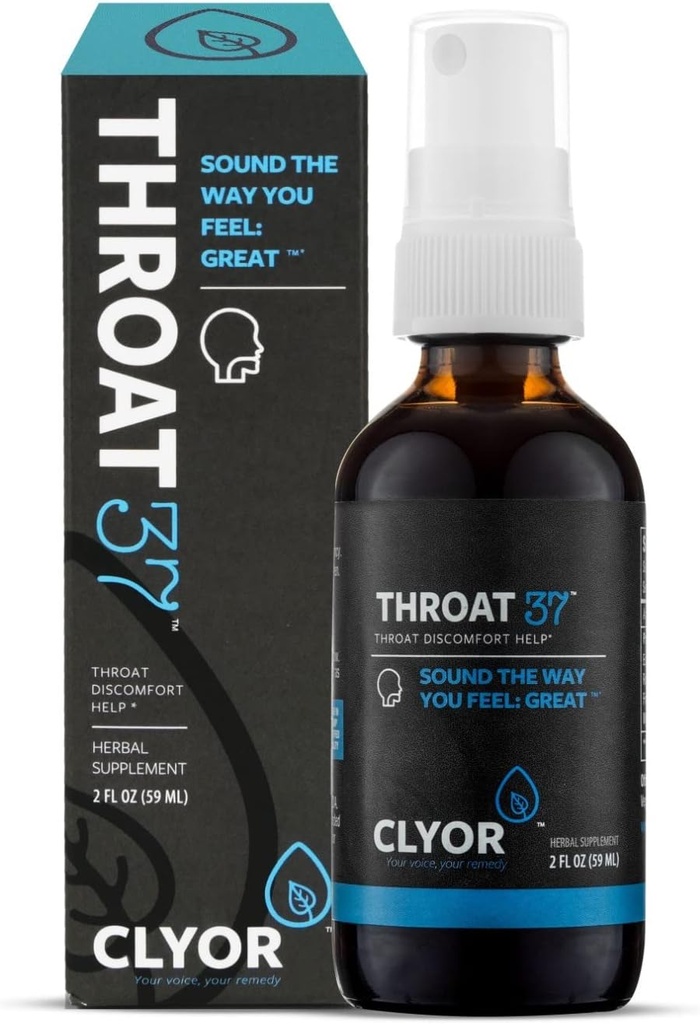CLYOR THROAT37 - Doğal Sore Throat Relief Spray - Natural Herbal Supplement