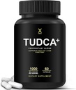 HUMANX TUDCA+ 1000 mg Bile Salts Liver Support Supplement, Liver ve Gallbladder Cleanse Supplement - Vegan, GMO - ABD Swallow Capsules - Tauroursodeoxycholic Acid Supplements