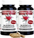 Kroeger Herb Wormwood Combination Vegetarian Capsules, 100 Count - Pack of 2