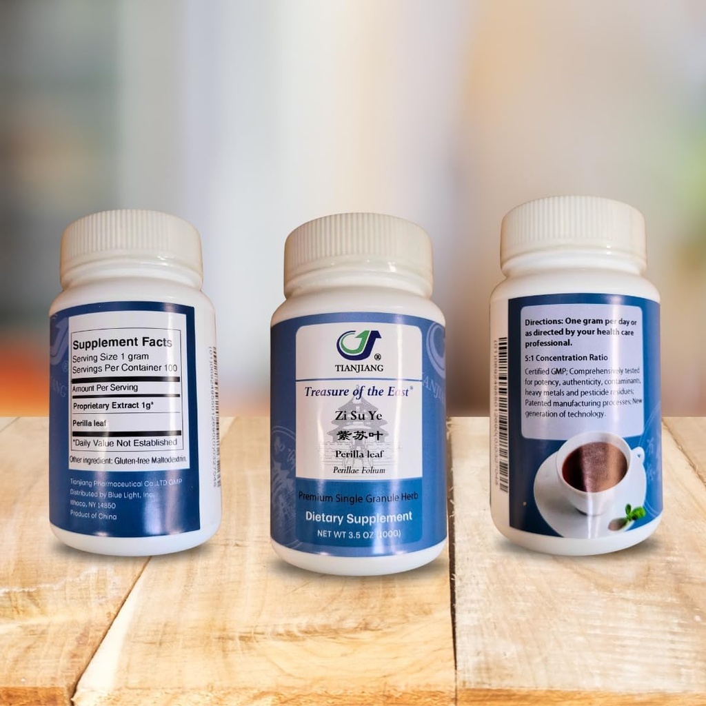 Doğu Hazinesi, Perilla Leaf - Zi Su Ye (5:1 Yoğun Herbal Extract Granules, 100g)