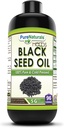 Pure Naturals Black Seed Oil Supplement | 16 Oz | 5 G Per Servis | 96 Şişe İçinde Servisler | No-GMO |Gluten-Free | ABD'de Yapıldı |