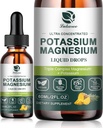 Potasyum Ek Magnezyum Supplement Sıvı w/Triple Kompleksi Glycinate & Pyum Plus Omega 3, Sea Moss, Black Seed, D3K2 & Steel for Zzz, Leg Cramps & Muscle-4 FL OZ Drop