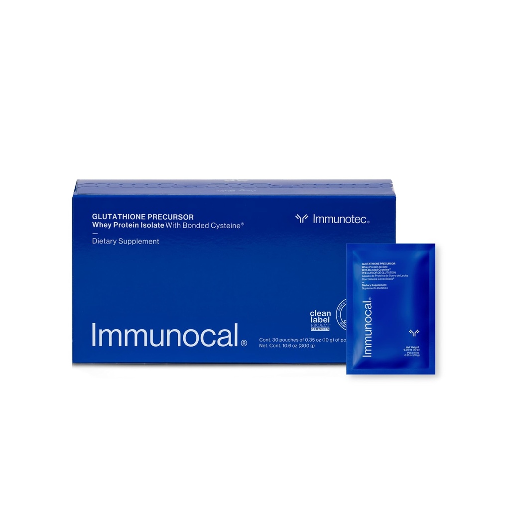 Immunocal Glutathione Precursor – Whey Protein Isolate, Immune Support, Master Antioksi, Detox Cleanse + Brain Health | Fat-Free, Sugar-Free, Lactose-Intolerant Friendly | 30 Hizmet