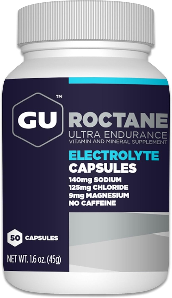GU Energy Roctane Ultra Endurance Diversity Pack; Elektrolyte Capsules ve BCAA Branch Zinciri Vitamin B Capsules, 2 Şişe (110 Toplam)