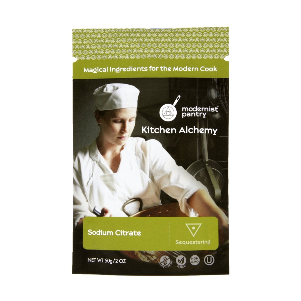 Saf sodyum Citrate oz Non-GMO Gluten-Free Vegan OU Kosher Sertifikalı (Molecular Gastronomy) - 50g/2oz