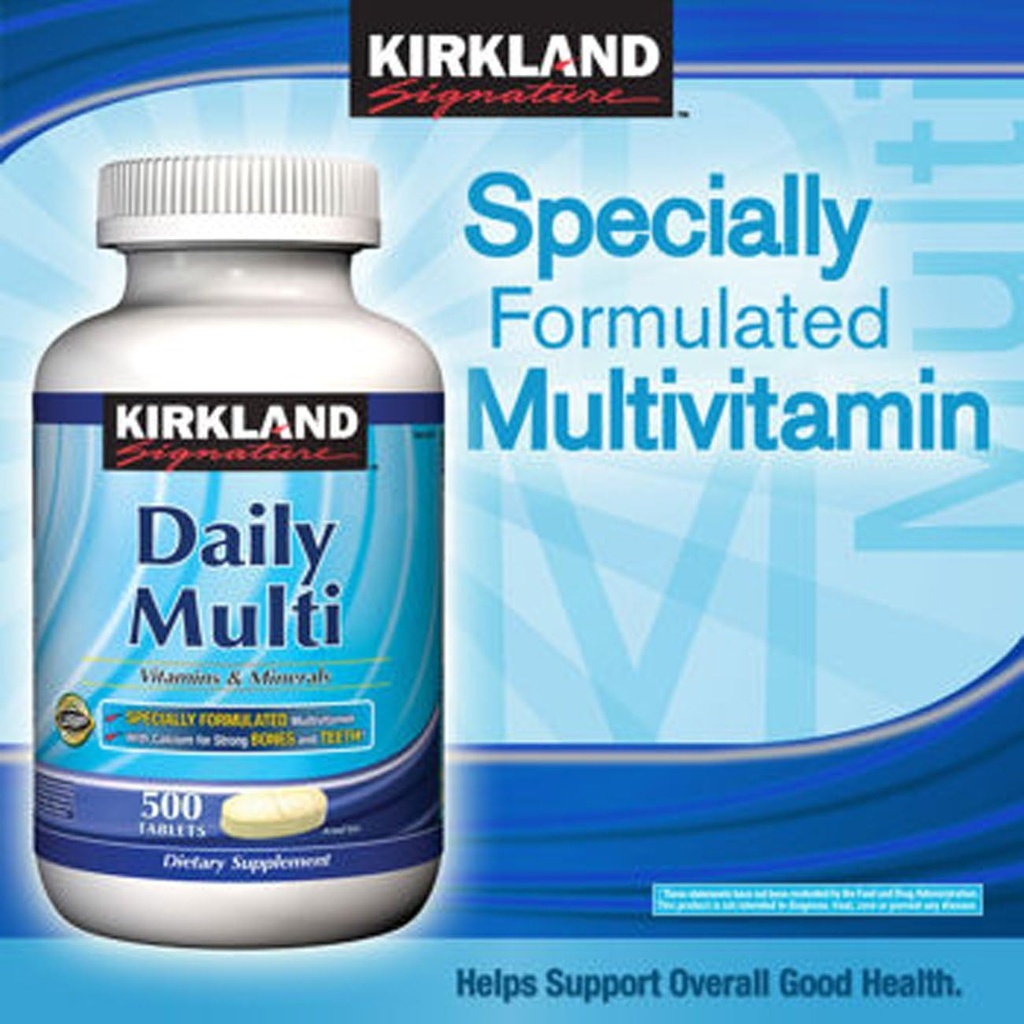 Kirkland SignatureTM Daily Multi, 500 Tablet