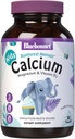 BlueBonnet Super Earth Rainforest Animalzuba Magnezyum ve D3 Chews, Natural Vanilla Frosting, White, 90 Count