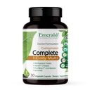 EMERALD LABS, 1-Daily Multi - C vitamini, Metilated Folate, Whole-Food Mix & More for Immune Support, Bone Health & More* - 30 Sebze Kapsülleri
