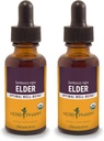 Herb Pharm Certified Organic Elder Liquid Extract - 1 Ounce (Pack of 2)