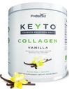 MCT Oil ile Keton Protein Tozu – Keto ve Paleo Dostu Çim ve Pasture Yükseltilmiş Hidrolyzed Collagen Peptides – Fits Low Carb Diyet ve Keto Snacks – KEYTO Vanilla Flavor