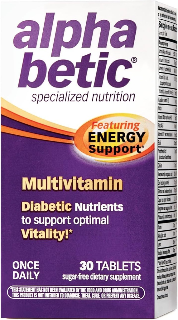 Alfa Betic Multivitamin Plus Genişletilmiş Enerji 30 tablet