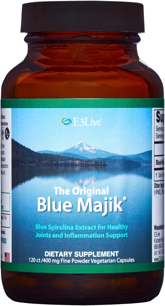 E3LIVE Blue Majik, 120 Count