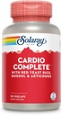 SOLARAY Cardio Red Yeast Rice, Guggul & Artichoke Extracts, Plus B Vitaminleri ve Daha Fazlası - Laboratuvar Onaylandı, 60 Günlük Garanti - 45 Hizmet, 90 VegCaps