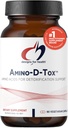 Σχέδια για την υγεία Amino-D-Tox - Amino Acid Detox + Liver Cleanse Υποστήριξη - Συμπλήρωμα Μείγμα με Γλυκίνη, Ασβέστιο D Glucarate, NAC + More - Μη ΓΤΟ (90 Κάψουλες)