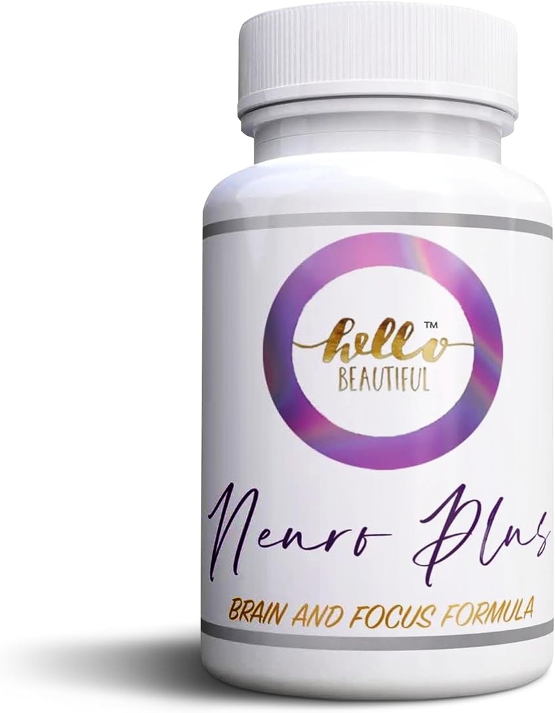 Merhaba Güzel Nöro Plus Beyin Focus Formula - Gelişmiş Memory, Concentration & mental Clarity - Peak Brain Performance için Nootropic Supplement
