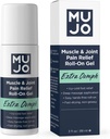 MUJO Ekstra Oomph - Hızlı Ağrı Yardımı Roll-On Gel + Organik Menthol + ICY Muscle Relief + Hızlı Suçlama Menthol + Aloe + Arnica - Ortak ve Back Aches için - 3 fl ozzz