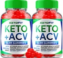 (2 Pack) Ketofit ACV Gummies Advanced 1000mg, Ketofit Keto + ACV Weight Management Gummies Apple Cider Vinegar Keto Fit Dietary Supplement Ketofit Gummies Κριτικές Βιταμίνη B12 B6 (120 Gummies)