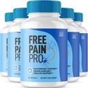 (5 Pack) Free Pain Pro Capsules, Resmi Ücretsiz Ağrı Pro Supplement Capsules Gelişmiş Formula, Free Pain Pro Pills All Natural to Support General Wellness, Free Pain Pro Formula Review, 300 Capsules