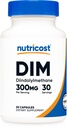 Nutricost DIM Diindolylmethane 300MG, 30 κάψουλες