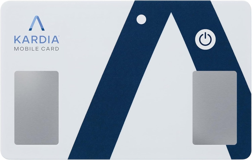 AliveCor KardiaMobile Card Wallet-Sized Personal EKG Device - Record Single-Lead EKGs On The Go and Irregular Heartbeats
